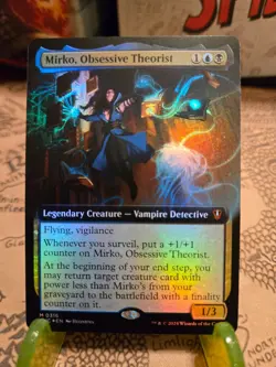 MTG Mirko, Obsessive Theorist Commander: Murders at Karlov Manor EA Foil Mythic - Image 1