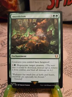 MTG Asceticism Commander: the Lord of the Rings Regular Rare NM - Image 1