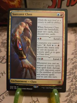MTG Sorcerer Class Adventures in the Forgotten Realms Regular Rare NM - Image 1