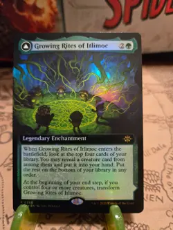 MTG Growing Rites of Itlimoc The Lost Caverns of Ixalan Foil Extended Art NM - Image 1