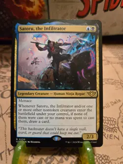 MTG Satoru, the Infiltrator Outlaws of Thunder Junction Regular Rare NM - Image 1