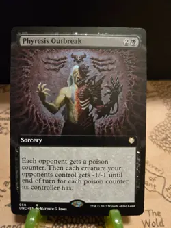 MTG Phyresis Outbreak Commander: Phyrexia: All Will Be One Reg Extended Art NM - Image 1