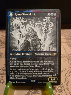 MTG Runo Stromkirk Innistrad: Crimson Vow Regular Eternal Night Rare NM - Image 1