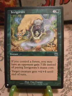 MTG Invigorate Mystery Booster/The List - Mercadian Masques Regular Common NM - Image 1