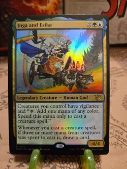 MTG Inga and Esika March of the Machine Foil Rare NM - Image 1