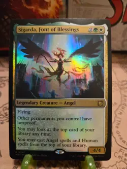 MTG Sigarda, Font of Blessings March of the Machine: The Aftermath Foil Rare NM - Image 1