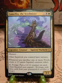 MTG Camellia, the Seedmiser Bloomburrow Regular Rare NM - Image 1