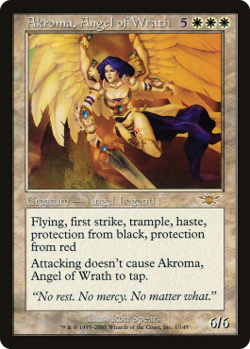 Magic MTG - Akroma, Angel of Wrath - Legions - MINT/NMINT - EN - Image 1