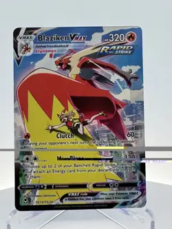 2022 Pokemon TCG Blaziken VMAX Silver Tempest Trainer Gallery TG15/TG30 - Image 1