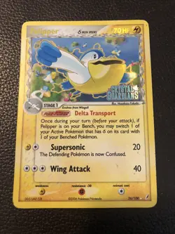 Pokemon TCG Pelipper (Delta Species) EX Crystal Guardians 26/100 Reverse Holo... - Image 1