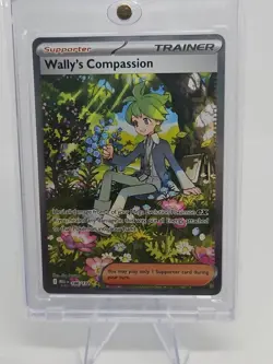 Wally's Compassion 186/132 Pokemon Mega Evolution SIR CONDITION 10/10 - Image 1