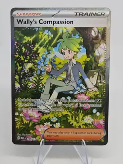Wally's Compassion 186/132 Pokemon Mega Evolution SIR CONDITION 10/10 - Image 2