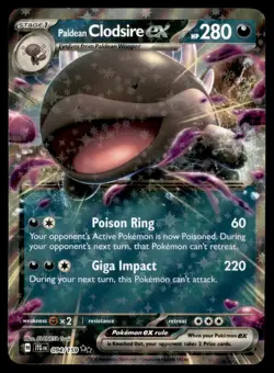 Paldean Clodsire ex 094/159 Double Rare Journey Together Pokemon Near Mint - Image 1