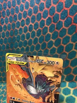 Pokemon TCG Moltres Zapdos Articuno GX 44/68 Hidden Fates NM/Mint Condition - Image 2