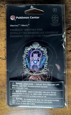 Mewtwo Legendary Moments Pin Monthly Pin (1 Of 12) Pokemon - Fast Delivery 🚚 - Image 1
