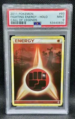 Pokemon TCG Call Of Legends Fighting Energy 93/95 PSA 9 - Image 1