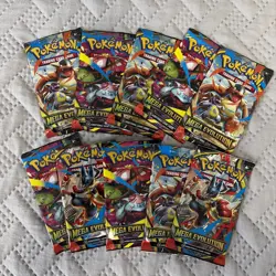 Pokemon TCG Mega Evolution Booster Pack QTY 10 - Image 1