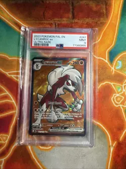 Lycanroc ex - 241/193 - Ultra Rare - Paldea Evolved - PSA 9 Mint- Pokemon TCG - Image 1