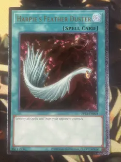 Yugioh: Harpie's Feather Duster - OP24-EN003 - Ultimate Rare - Unlimited - NM - Image 1