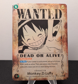 One Piece CCG Monkey.D.Luffy (118) (Wanted Poster) - Carrying On His Will (OP13) - Image 1