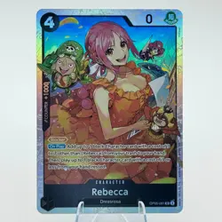 One Piece Awakening of the New Era #OP05-091 Super Rare Foil TCG Rebecca - Image 1