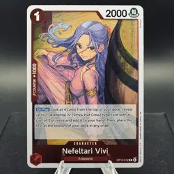 One Piece Nefeltari Vivi Carrying on His Will #OP13-012 Holo Rare TCG - Image 1