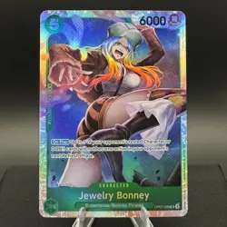 One Piece 500 Years in the Future #OP07-026 Super Rare Foil TCG Jewelry Bonney - Image 1