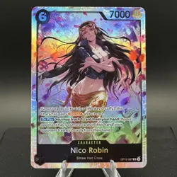 One Piece Nico Robin Legacy of the Master #OP12-087 Super Rare Foil TCG - Image 1