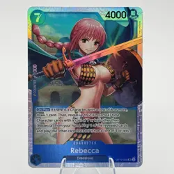 One Piece Royal Blood #OP10-058 Super Rare Foil TCG Rebecca - Image 1