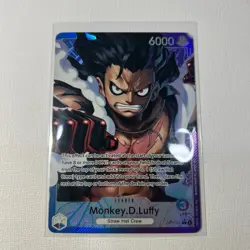 Monkey.D.Luffy (040) (Alternate Art) OP11-040 A Fist of Divine Speed Foil NM - Image 2