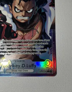 Monkey.D.Luffy (040) (Alternate Art) OP11-040 A Fist of Divine Speed Foil NM - Image 5