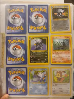 Vintage Neo Discovery Pokemon Card Bundle And Original Binder - Image 3