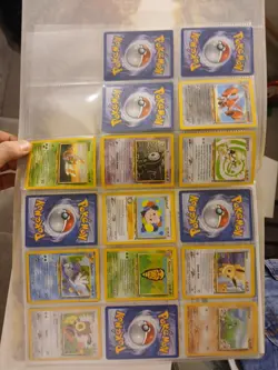 Vintage Neo Discovery Pokemon Card Bundle And Original Binder - Image 4