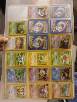 Vintage Neo Discovery Pokemon Card Bundle And Original Binder - Image 5