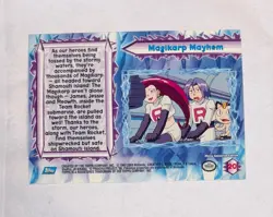 Topps Pokemon The Movie 2000 Non Holo Magikarp Mayhem #20 Blue Label Card - Image 2