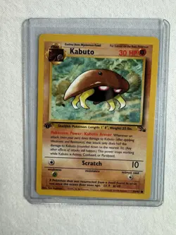 Pokemon TCG Kabuto Fossil 1st Edition Common Card 50/62 Lot Of 8 - Image 2