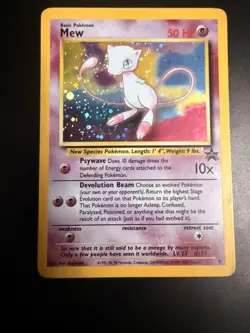 Mew 9 Holo Black Star Promo Pokemon Card - MP/HP - Image 2