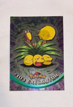 Exeggutor #103 Blue Logo Topps Holo Foil TV Animation Pokemon Card - Image 1