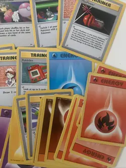 Lot Of Pokemon TCG Trainer And Energy Cards 1999 1st Edition Power plus, Center - Image 3