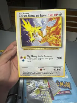 Articuno, Moltres, and Zapdos (Warner Bros. Promo) Jumbo Cards Regular MINTY - Image 1