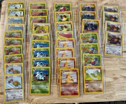 Vintage 1st Edition Pokemon 38 Card Lot Base Set Jungle (5) - Image 1