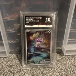 Pokemon Journey Together Noibat Illustration Card 169/159 Ace 10 Gem Mint - Image 1