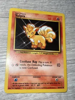 VULPIX - Base Set - 68/102 - Common - Pokemon Card - Unlimited Edition - LP/ NM - Image 1