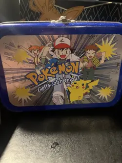 1998 Pokemon Lunch Tin With 100 Cards From Base Set To Black And White Used/Play - Image 3