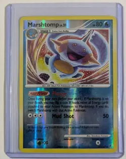 Pokemon TCG Marshtomp 67/147 Holo 2009 English Tomokazu Komiya Art Card - Image 2