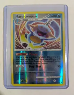 Pokemon TCG Marshtomp 67/147 Holo 2009 English Tomokazu Komiya Art Card - Image 3