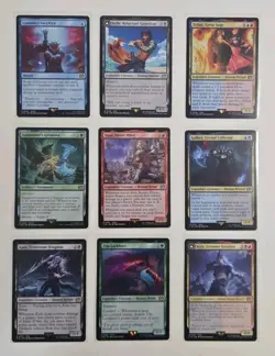 MTG Final Fantasy Rare 9 Card Lot Golbez/Tifa Lockhart/Kain NM Never Played Z1 - Image 1