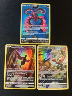 Pokemon Card TCG - Galarian Bird Trio Set Crown Zenith Promos - 3 Card Lot - Image 1