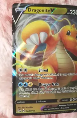 Pokemon Dragonite V SWSH154 SWSH: Sword & Shield Promo Cards Holo - Image 2