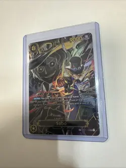 ONE PIECE CCG: SABO OP07-118 full art holo card LIGHTLY PLAYED ng11326 - Image 3